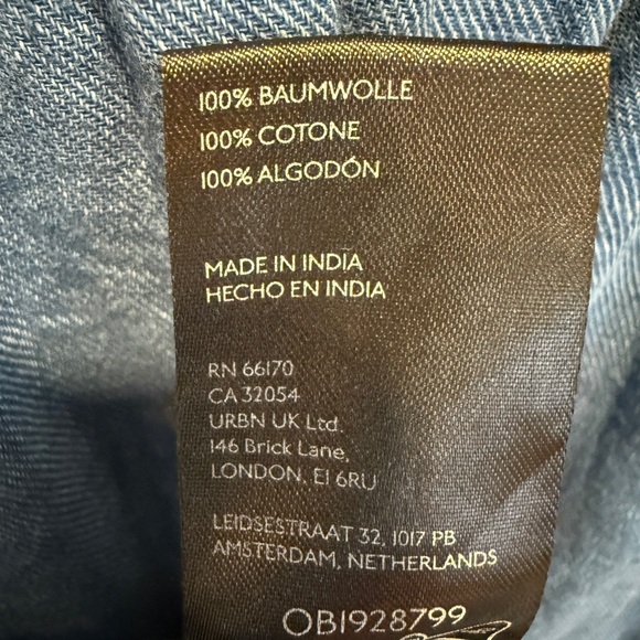 Anthropology Somerset Mini Dress Denim - Picture 5 of 7